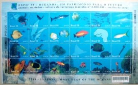 Série de selos postais do Brasil de 1999 Oceanos