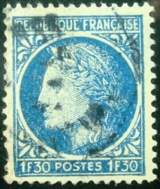 Selo postal da França de 1947 Ceres Mazelin 1,30