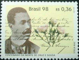 Selo postal Comemorativo do Brasil de 1998 - C 2078 M