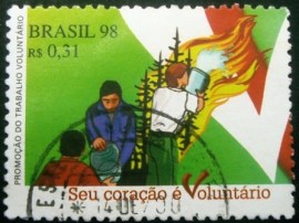 Selo postal Comemorativo do Brasil de 1998 - C 2083 U