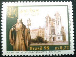 Selo postal Comemorativo do Brasil de 1998 - C 2142 M