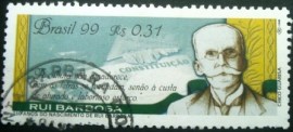 Selo postal de 1999 Rui Barbosa - C 2211 U