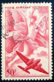 Selo postal da França de 1946 Iris