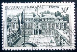 Selo postal da França de 1959 Elysee Palace
