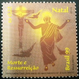 Selo postal do Brasil de 1999 Morte e Ressurreição