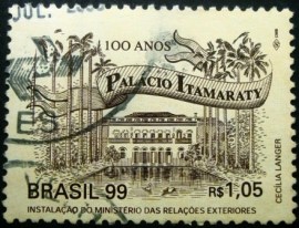 Selo postal Comemorativo do Brasil de 1999 - C 2236 U