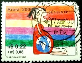 Selo postal COMEMORATIVO do Brasil de 2000 - C 2240 U