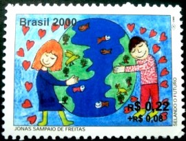Selo postal COMEMORATIVO do Brasil de 2000 - C 2241 M