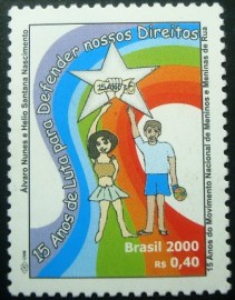 Selo Postal COMEMORATIVO do Brasil de 2000 - C 2296 M
