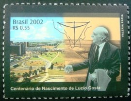 Selo postal COMEMORATIVO do Brasil de 2002 - C 2445 M
