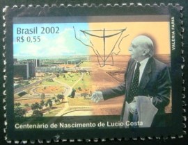 Selo postal COMEMORATIVO do Brasil de 2002 - C 2445 N