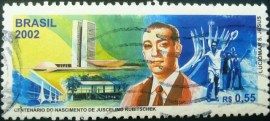 Selo postal COMEMORATIVO do Brasil de 2002 - C 2448 U
