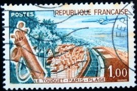 Selo postal da França 1962  Le Touquet Paris Plage