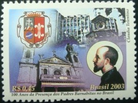 Selo postal COMEMORATIVO do Brasil de 2003 - C 2529 M
