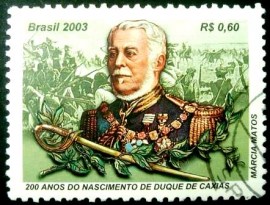 Selo postal do Brasil de 2003 Duque de Caxias
