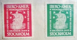 Envelope Não Circulado da Suécia de 1949 STOCKHOLM 49