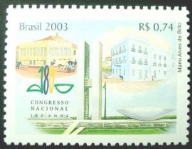 Selo postal COMEMORATIVO do Brasil de 2003 - C 2547 M