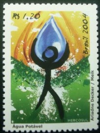 Selo postal COMEMORATIVO do Brasil de 2004 - C 2565 M