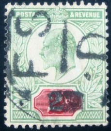 Selo postal do Reino Unido de 1902 King Edward VII 2