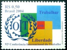 Selo postal COMEMORATIVO do Brasil de 2004 - C 2568 M