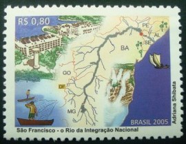 Selo postal COMEMORATIVO do Brasil de 2005 - C 2629 M