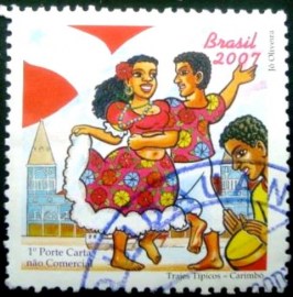 Selo postal COMEMORATIVO do Brasil de 2007 - C 2675 U