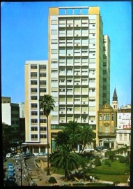 Cartão postal do Brasil Plaza Hotel na Praça Otávio Rocha