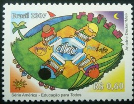 Selo postal COMEMORATIVO do Brasil de 2007 - C 2708 M