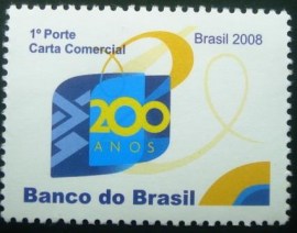 Selo postal COMEMORATIVO do Brasil de 2008 - C 2725