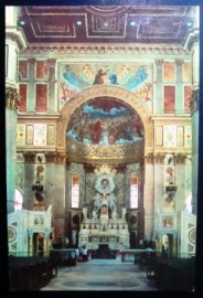 Cartão postal do Brasil Interior Basílica Nazareth