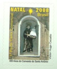 Selo postal do Brasil de 2008 Santo Antônio