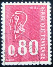 Selo postal da França 1974 Marianne type Béquet 0,80