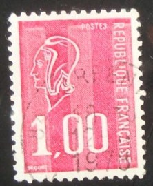 Selo postal da França 1974 Marianne type Béquet 0,80