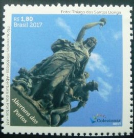 elo postal COMEMORATIVO do Brasil de 2017 - C 3703 M