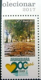 elo postal COMEMORATIVO do Brasil de 2017 - C 3704 M