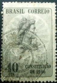 Selo postal Comemorativo do Brasil de 1946 - C 223 U
