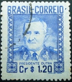 Selo postal comemorativo do Brasil de 1947 - C 233 U