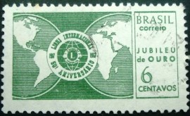 Selo Comemorativo do Brasil de 1967 - C 568 U