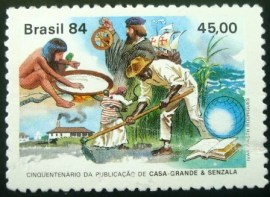 Selo postal COMEMORATIVO do Brasil de 1984 - C 1371 N