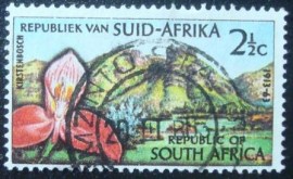 Selo postal da África do Sul de 1963 Kirstenbosch Botanic Gardens