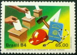 Selo postal COMEMORATIVO do Brasil de 1984 - C 1385 N