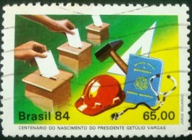 Selo postal COMEMORATIVO do Brasil de 1984 - C 1385 U