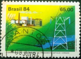 Selo postal COMEMORATIVO do Brasil de 1984 - C 1386 U