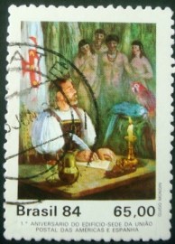 Selo postal COMEMORATIVO do Brasil de 1984 - C 1398 U