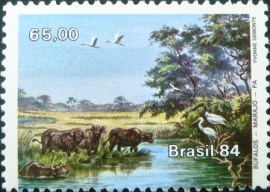 Selo postal COMEMORATIVO do Brasil de 1984 - C 1403 M