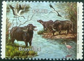 Selo postal COMEMORATIVO do Brasil de 1984 - C 1404 M