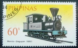 Selo postal da Filipinas de 1984 Manila Dacupan 1892