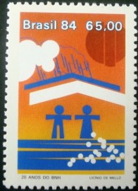 Selo postal COMEMORATIVO do Brasil de 1984 - C 1411 M