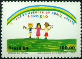 Selo postal COMEMORATIVO do Brasil de 1984 - C 1412 N