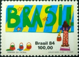 Selo postal COMEMORATIVO do Brasil de 1984 - C 1413 M